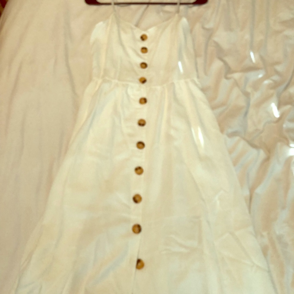 White Midi dress